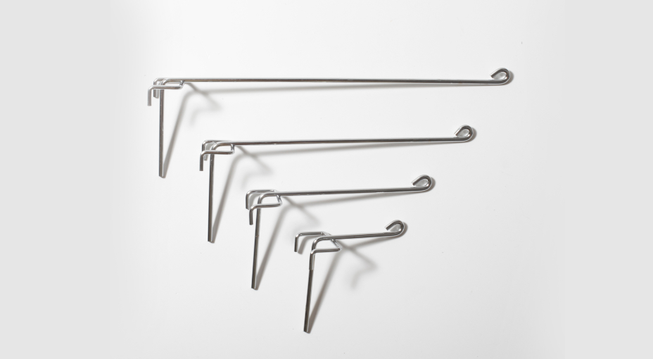 Ganci semplici in filo metallico